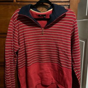 Vintage oversized quarter zip sweater!